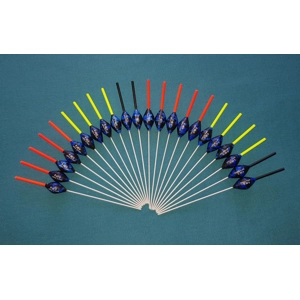 SRG103 Pack of 22 High Quality Pole Floats Power Margin Diamond Fiberglass Stem