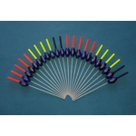 SRG104 Pack of 22 High Quality Pole Floats Power Margin All Round Fiberglass S..