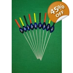 SRG104 Individual Pole FloatsPower Margin All Round Fiberglass Stem Various Si..