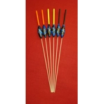 SRG105 Pack of 6 High Quality Pole Floats Power Carp Fiberglass Stem Various S..