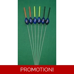 SRG106 Pack of 6 High Quality Pole Floats Power Depth Fiberglass Stem Various ..