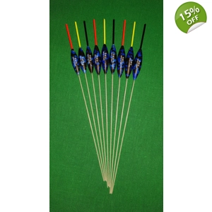 SRG112 Individual Pole Floats Power Chianti Precision Tip Fiberglass Stem Various Sizes Available