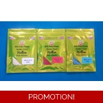 15.0m Amber Core Hollow Pole Elastic (5.0m White, Red and Blue each)