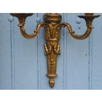 Empire napoleon style French extra large twin arm wall lights sconces excellent quality castings fro