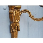 Empire napoleon style French extra large twin arm wall lights sconces excellent quality castings fro