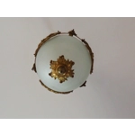 Antique French Louis XVI Style Glass And Bronze Pendant Lamp C1900