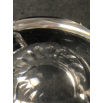 Rare Find: Baccarat Crystal Ashtray, design Mortar and Pestle, Stamped, France