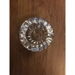 Rare Find: Baccarat Crystal Ashtray, design Mortar and Pestle, Stamped, France