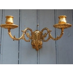 French Antique bronze piano wall candle sconce Art Nouveau stamped E MULLER Paris C1900