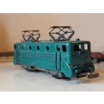 French Selection of mismatch carriages and locomotive Jouef Jep GE GE HO train set clockwork retro v