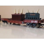 French Selection of mismatch carriages and locomotive Jouef Jep GE GE HO train set clockwork retro v