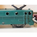 French Selection of mismatch carriages and locomotive Jouef Jep GE GE HO train set clockwork retro v