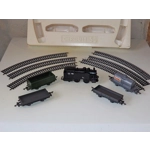 French Jouef HO train set clockwork circuit 50 retro vintage C1965