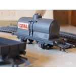 French Jouef HO train set clockwork circuit 50 retro vintage C1965