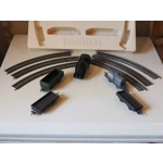 French Jouef HO train set clockwork circuit 50 retro vintage C1965