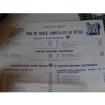 Jouef HO electric train set 12v Thionville trafic retro vintage 1965