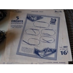 Jouef HO electric train set 12v Thionville trafic retro vintage 1965