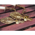 Vintage rams head French Bronze Wall Sconces wall lights C1930s Pair (For Refurbishment)