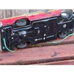 Vintage japanese tinplate fire department chief car with remote control C1970s retro toys