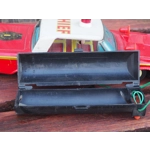 Vintage japanese tinplate fire department chief car with remote control C1970s retro toys