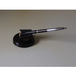 Soviet ussr Vintage  souvenir Lunik 2 Luna 2 rocket 1959 ink pen on a stand iconic statue desk