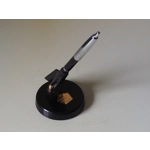 Soviet ussr Vintage  souvenir Lunik 2 Luna 2 rocket 1959 ink pen on a stand iconic statue desk