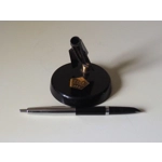 Soviet ussr Vintage  souvenir Lunik 2 Luna 2 rocket 1959 ink pen on a stand iconic statue desk