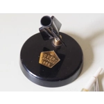 Soviet ussr Vintage  souvenir Lunik 2 Luna 2 rocket 1959 ink pen on a stand iconic statue desk