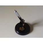 Soviet ussr Vintage  souvenir Lunik 2 Luna 2 rocket 1959 ink pen on a stand iconic statue desk