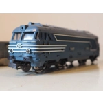 Jouef French Ho gauge 12v electric diesel locomotive and 2 passenger Coaches vintage