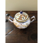Antique Henriot Quimper Faience Coffee Set, Breton Folk Art, 1893-1904