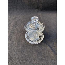 Vintage Baccarat Crystal Mustard/Jam/Honey Jar, Harcourt M..