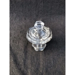 Vintage Baccarat Crystal Mustard/Jam/Honey Jar, Harcourt Missouri Model, France, 1980s