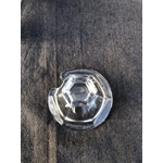 Vintage Baccarat Crystal Mustard/Jam/Honey Jar, Harcourt Missouri Model, France, 1980s