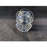 Vintage Baccarat Crystal Mustard/Jam/Honey Jar, Harcourt Missouri Model, France, 1980s