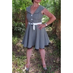 Voodoo vixen vintage inspired bell dress 50s 60s style uk12 US8