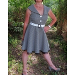 Voodoo vixen vintage inspired bell dress 50s 60s style uk12 US8