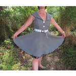 Voodoo vixen vintage inspired bell dress 50s 60s style uk12 US8