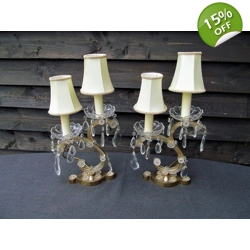 Rare Lavish pair of Louis XIV French vintage tab..