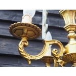 French Bronze 4 branch chandelier vintage top quality castings decorative hallway living room pendan