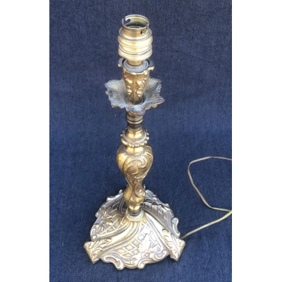 French Bronze brass Louis xv style large vintage table lamp dining lamp office lamp hallway with swi