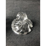 1980s Baccarat Crystal Jam Jar/Mustard Jar/Honey Jar With Lid, Model Bamboo