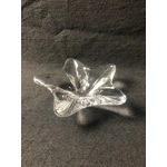 Vintage Baccarat Star Shape Crystal Trinket/Candy Dish: Mid-Century Modern Centerpiece, signed, made