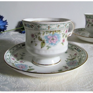 Vintage porcelain tea pairs ..