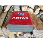 Old oil tin French Antar bidon huile garage publicity man cave retro vintage garage