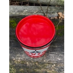 Old round tin can of technical grease AVIA Empty (B) publicity man cave retro vintage garage