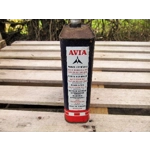 Old French Avia gearbox oil tin Avia huile de boite de vitesse publicity man cave retro vintage garage
