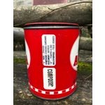 Old round tin can of technical grease AVIA Empty (B) publicity man cave retro vintage garage