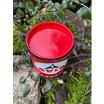 Old round tin can of technical grease AVIA Empty (B) publicity man cave retro vintage garage