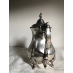 Vintage Victorian silver plated teapot/coffee pot/water pitcher with hinged lid footed by Viners Sheffield, England